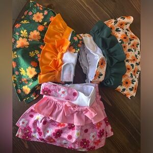 Size large Heat cycle skirts. Cleaned and ready for the next girl.